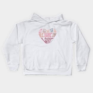 Bible Verse Quote Design Kids Hoodie